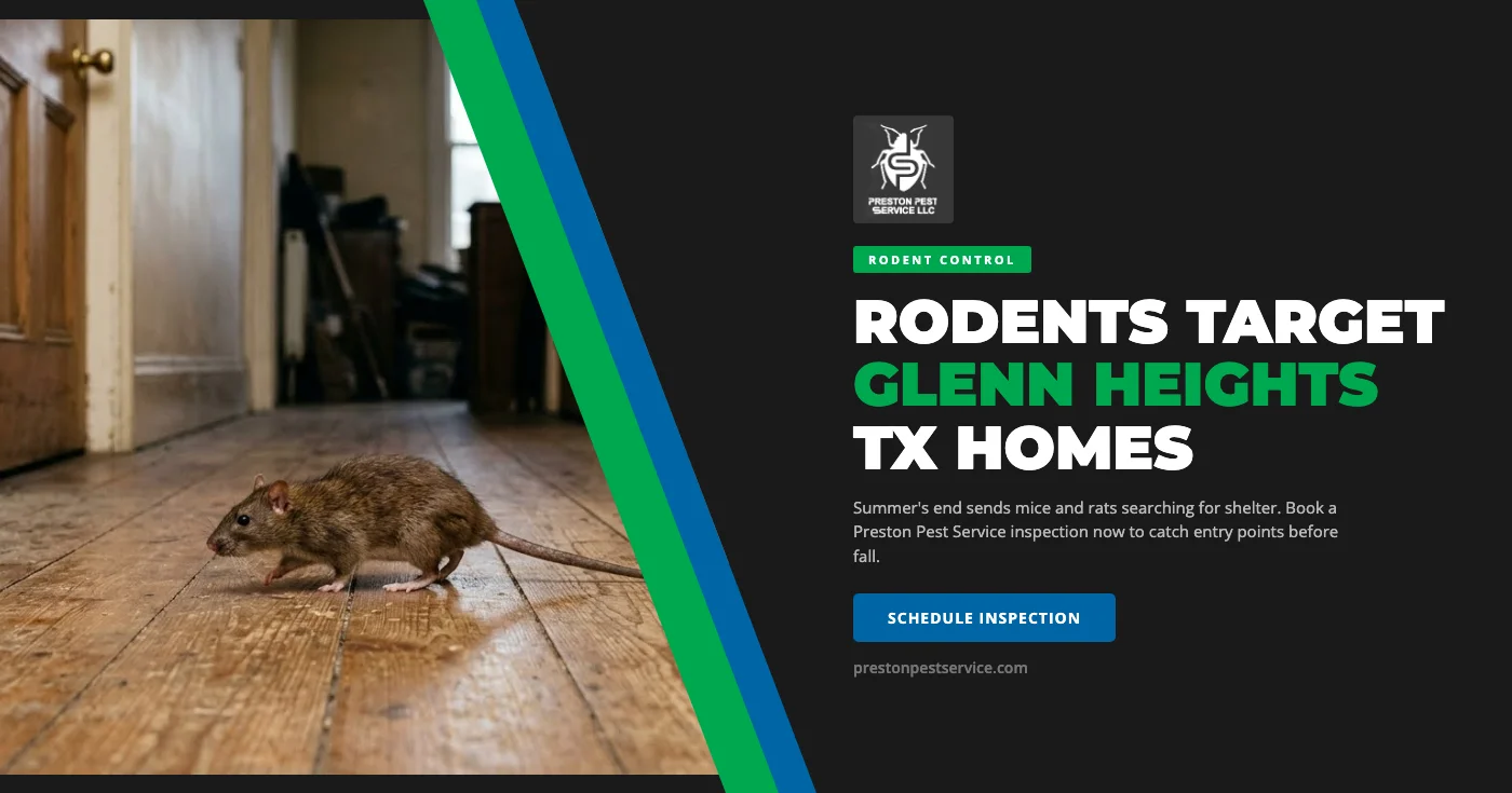 How Rodents Find Their Way Into Glenn Heights, TX Homes as Summer Ends