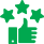 a small thumbs-up logo